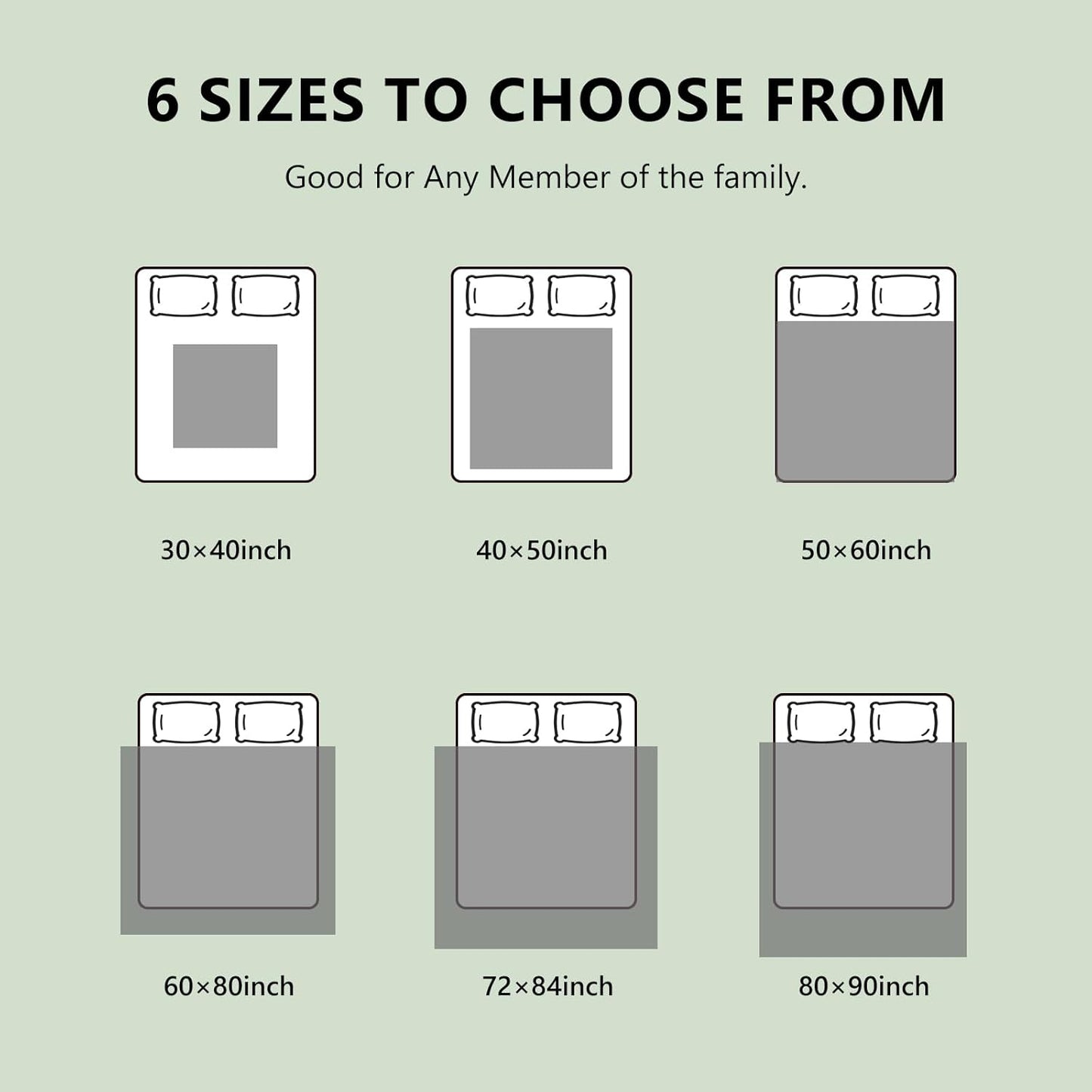 L'AGRATY Chunky Knit Blanket Throw: 72''x84'' Chenille Chunky Knitted Throw Blanket for Bed Couch - Handmade Thick Big Cable Knit Blanket - Large Chunky Crochet Blanket for Home Decor(Sage Green)