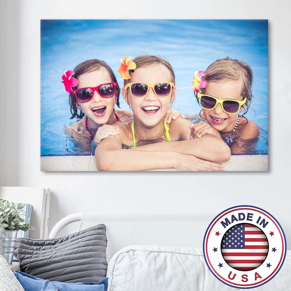 wall26 Photo to Custom Canvas Prints | 1.5" Frame - 12" x 18"