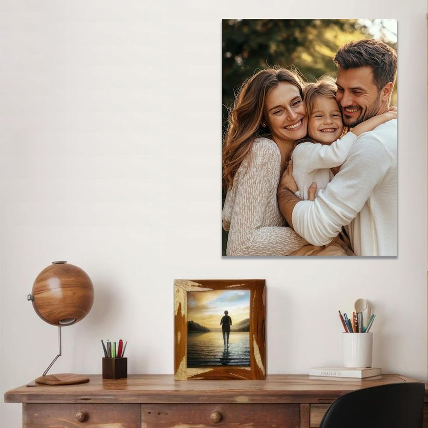 GZZFXXD Personalized Custom 8''x10'' Canvas Prints with Your Photo/your Image Large Wallart Wall Decor for Bedroom Dining room Living room Children's room(Unframed)