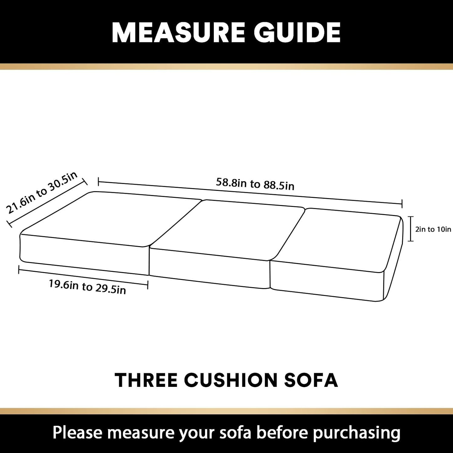 PrinceDeco Stretch Sofa Cushion Covers for Couches and Sofas,Soft Velvet Couch Seat Covers, Sofa Covers Washable, Seat Cushion Cover for 3 Couch Sofa Pet Friendly - Ivory, Each Width Up to 29.5"