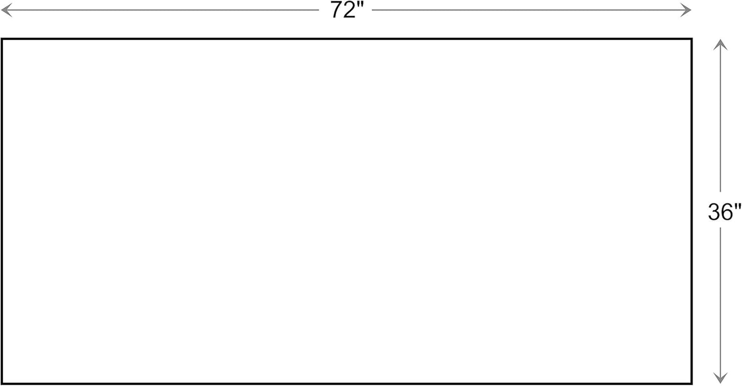 Calloway Mills 152963672C Black Border 36" x 72" Monogram Doormat Letter (C)