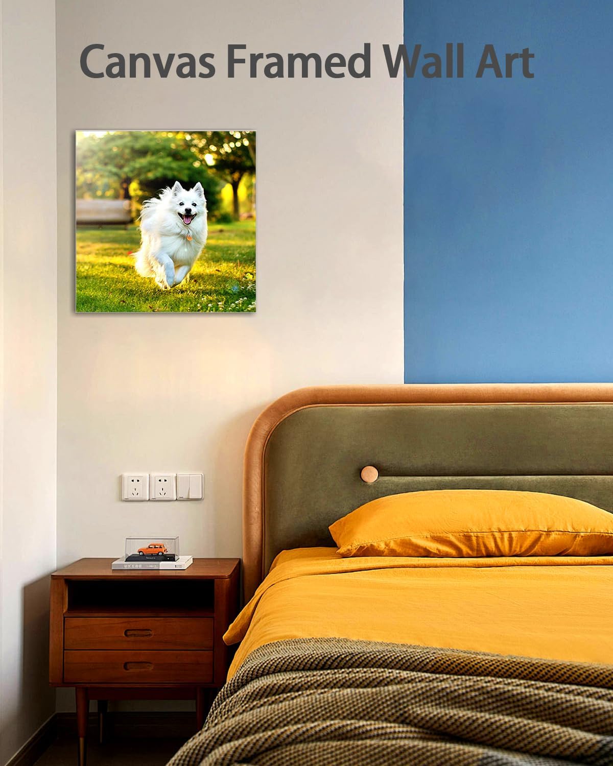 AbcCustomize Canvas Wall Art with Your Photos, Custom Canvas Prints for Bedroom, Living Room, Farmhouse Decor, Personalized Gifts