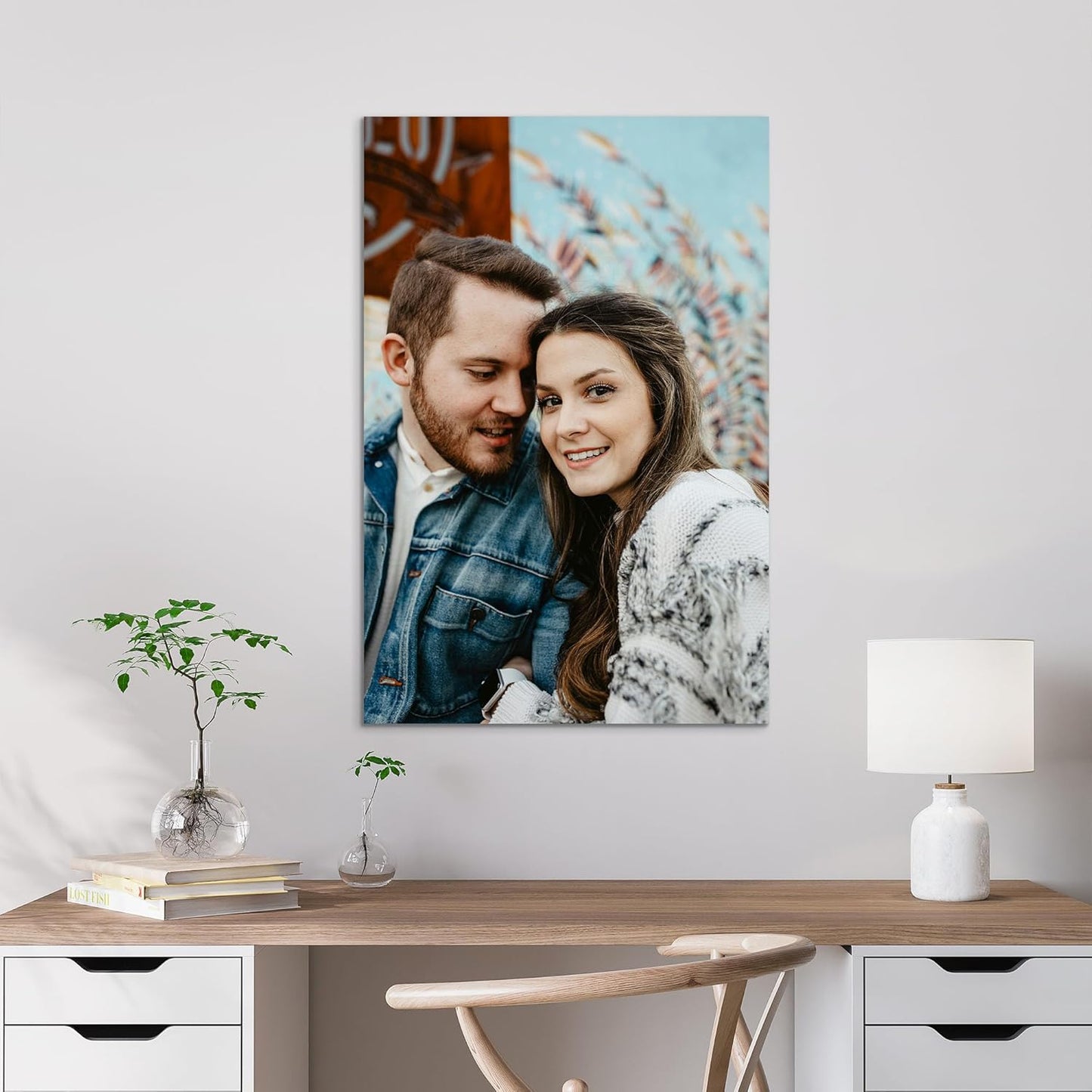 Tapuayts Personalized Custom Canvas Poster: Upload Your Image/Photo for Custom Photo-to-Poster Printing, Quality Wall Art Print (24" X 36")