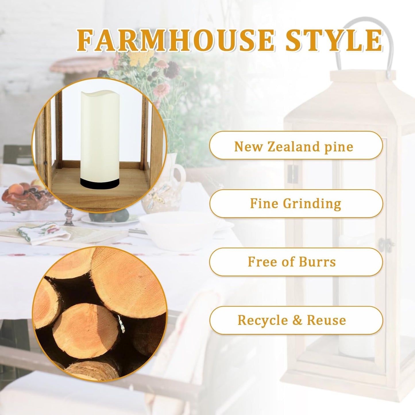 Bdor Extra Large Lanterns Decorative - 27.5in IP65 Waterproof Lantern with Flameless Candles, Decorative Lantern for Home Decor, Indoor Outdoor, Front Porch, Garden, Farmhouse Weddings Style