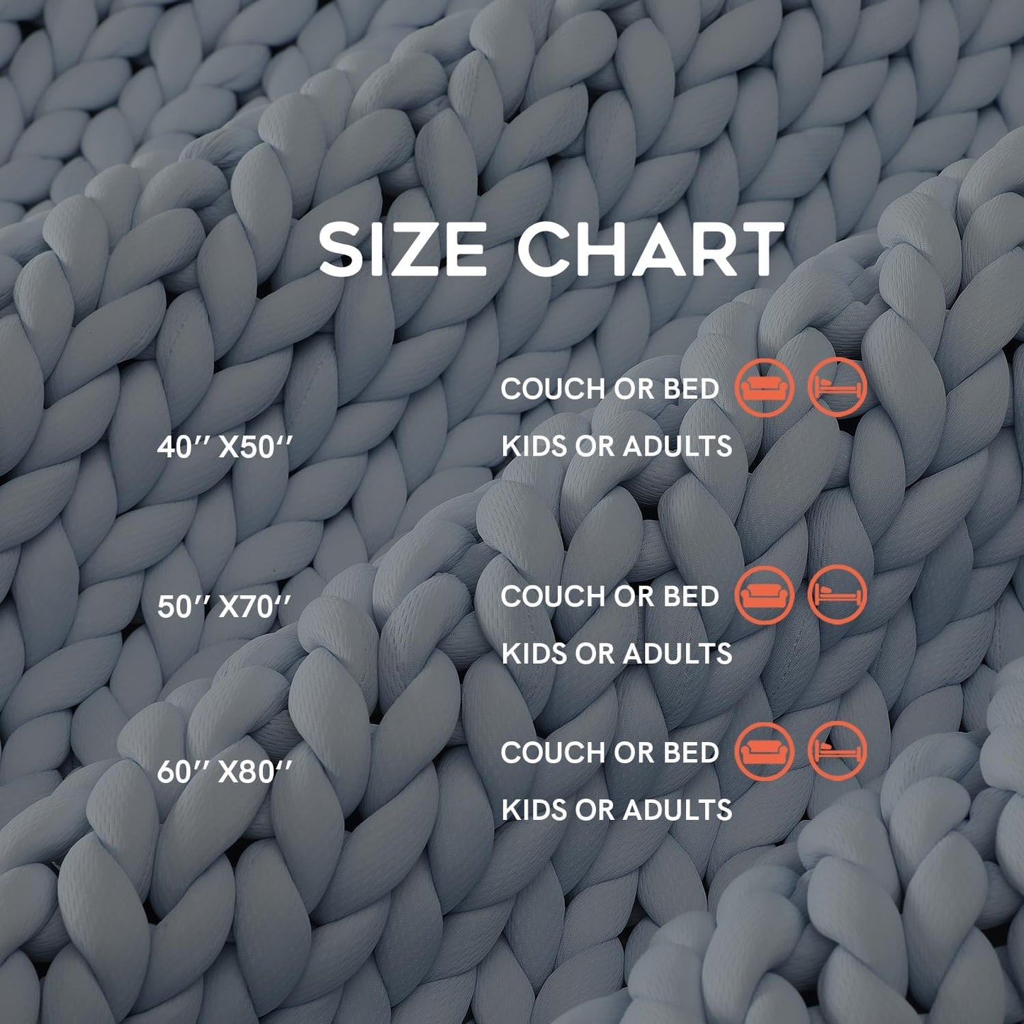 YnM Cooling Chunky Throw Blanket, Medium-Weight, Hand Knitted, Skin Friendly, Ventilated and Breathable, Machine Washable, Home Décor Piece for Couch, Sofa and Bed (Azure Blue, 60x80 Inch)