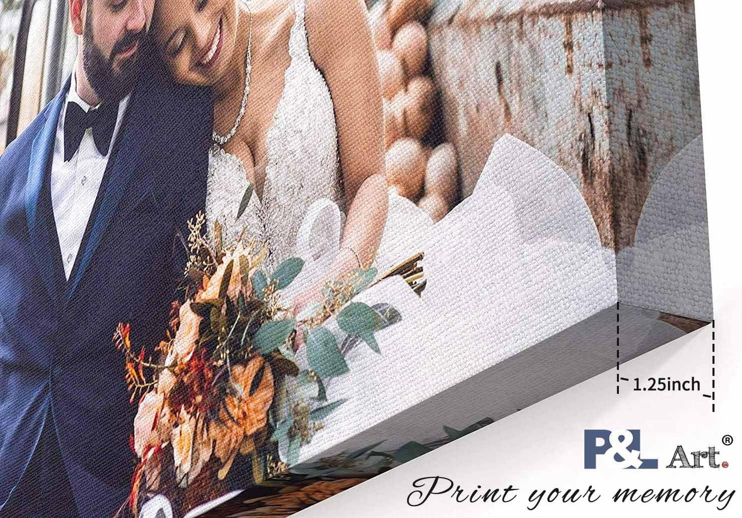 Personalized Custom Canvas Prints: Photo On Canvas (Framed Canvas, 20x30) Transform Your Photos into Stunning Framed Wall Art Digitally Printed Photo To Canvas Ideal for Home Decor