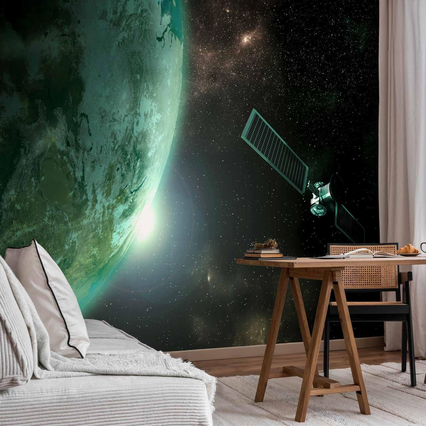 artgeist Premium Wall Mural Cosmos Galaxy 177x124 in - XXL Non-Woven Wallpaper Fleece Wall Decor Photo Print Picture Image Design Home n-B-0007-a-b