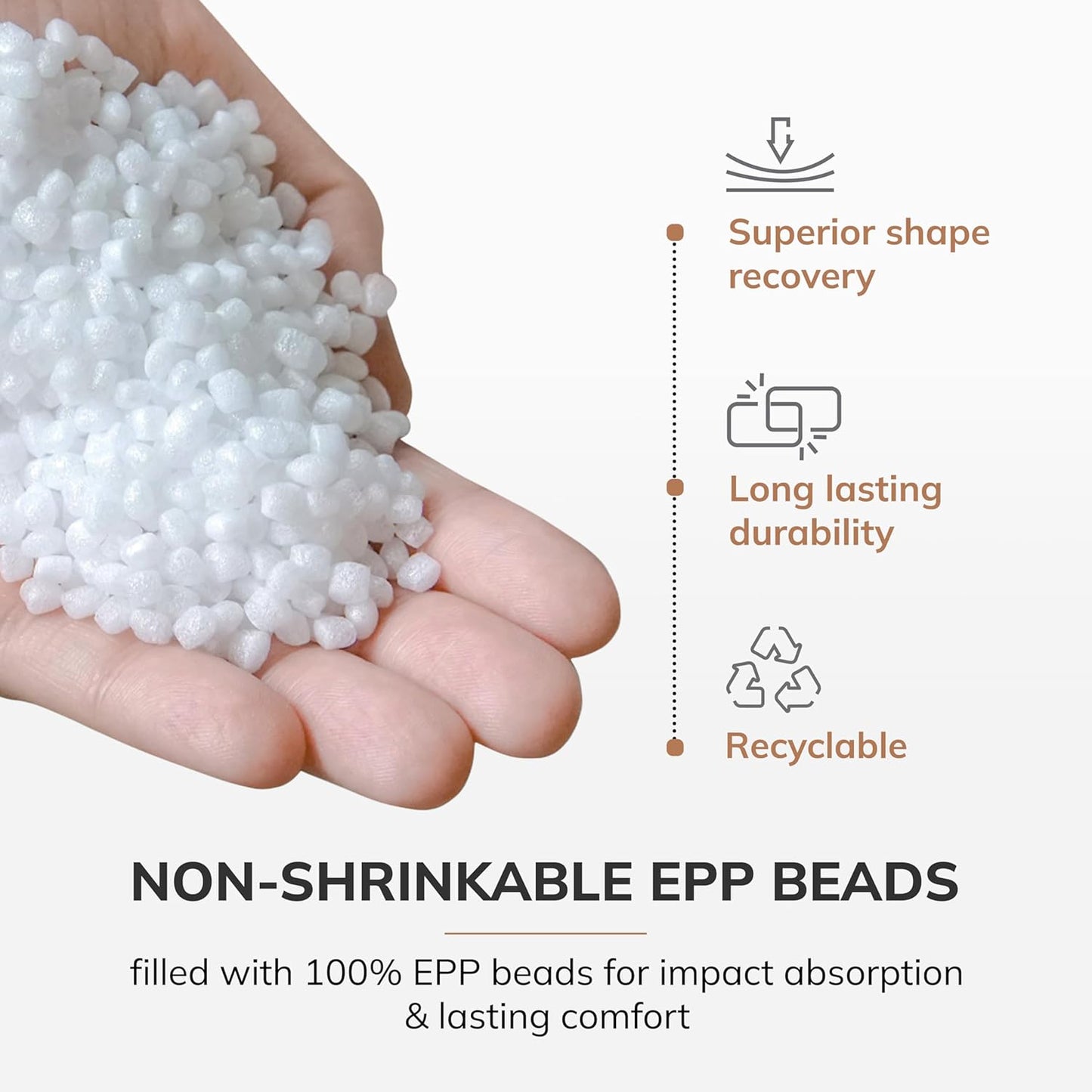 Anji Mountain 20"x20"x20" Handmade & Handcrafted Ottoman Pouf Comfortable Pouf Ottoman Foot Rest & Home Décor Accent for Living Room, Bedroom, Nursery, Kids Room, Patio