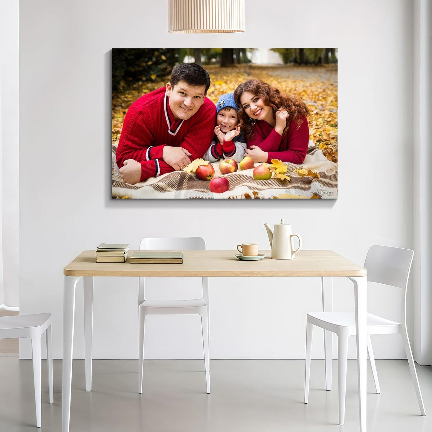 Wewejia Personalized Photo to Canvas Print 24x18 Inch, Canvas Prints With Your Photos on Custom Wall Art for Bedroom, Living Room, Wedding Baby Pet Family Picture Wall Ar