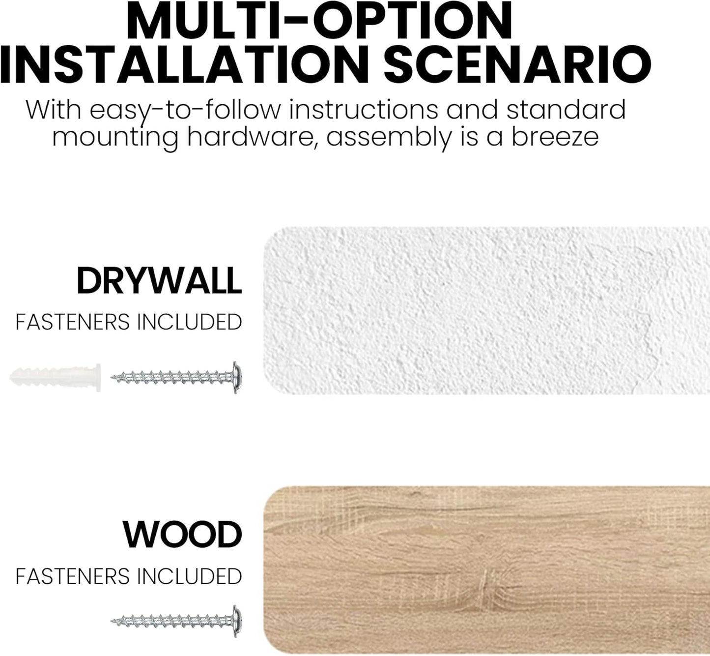 Fun Memories Floating Shelves for Wall Decor, 30"x8" Rustic Reclaimed Wood Shelves, Heavy-Duty Wall Mounted Shelves with Invisible Brackets, Set of 2for Living Room, Bedroom, Kitchen, Natural Finish