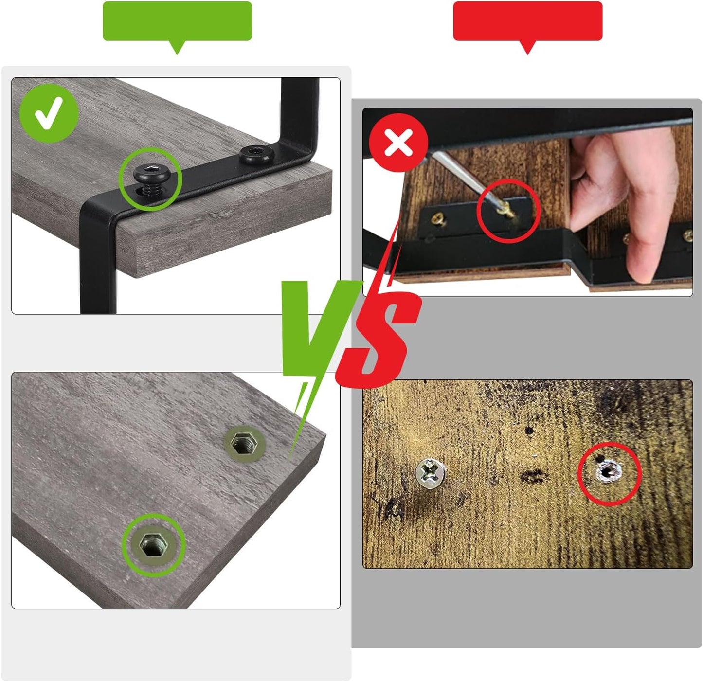 YINMIT Wooden Display Riser Stand, Tiered Perfume and Cologne Organizer Stand, 2 Tier Spice Rack Organizer, Rustic Display Shelf for Candles (2 Tier,Grey)