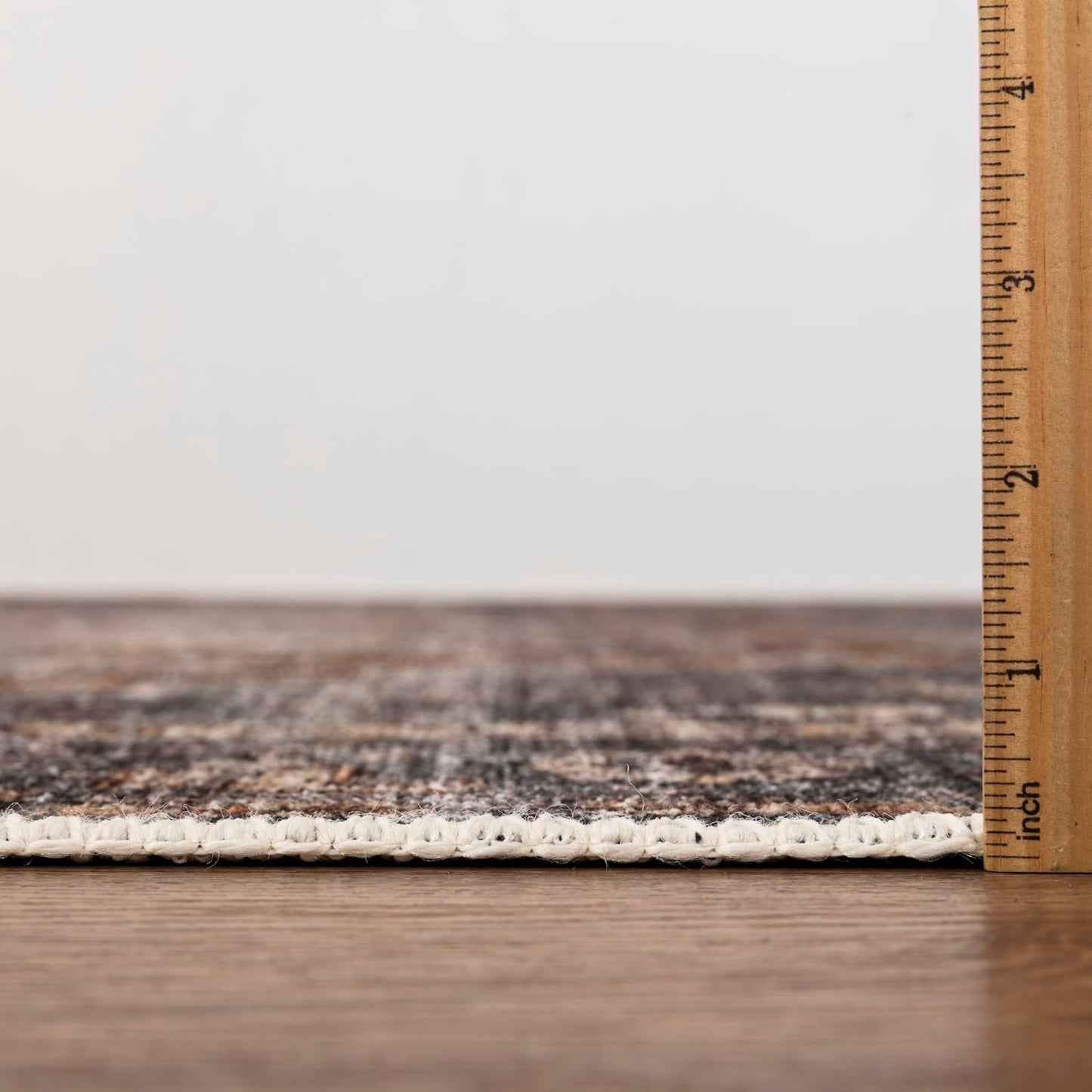 Keen Home Design 2x10 Rug - Machine Washable Runner with Non-Slip Backing, Ideal for Hallway, Entryway, Kitchen, Laundry Room - Vintage, Easy Clean, Durable, Low Pile Rug - (2'6" x 10')