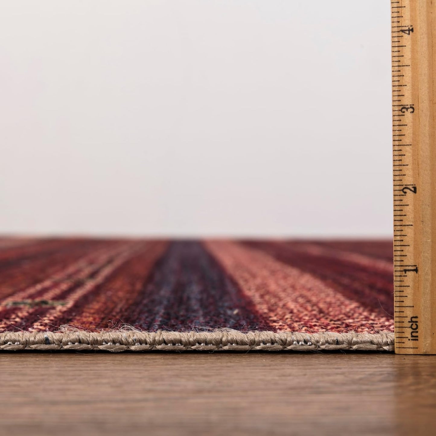 Keen Home Design 6x9 Rug - Machine Washable Area Rug with Non-Slip Backing, Ideal for Living Room, Dining Room, Bedroom - Vintage, Easy Clean, Durable, Low Pile Rug - (6' x 9')