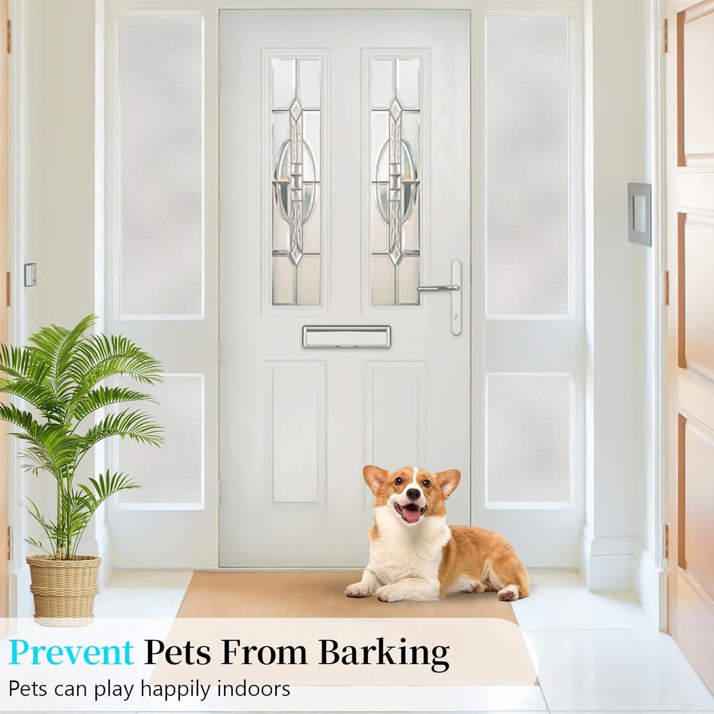 Niviy Frosted Glass Window Film 29.5 x 78.7 Inch Bathroom Window Privacy Film Static Cling Day and Night Home Shower Door Decorative Frosting Cover