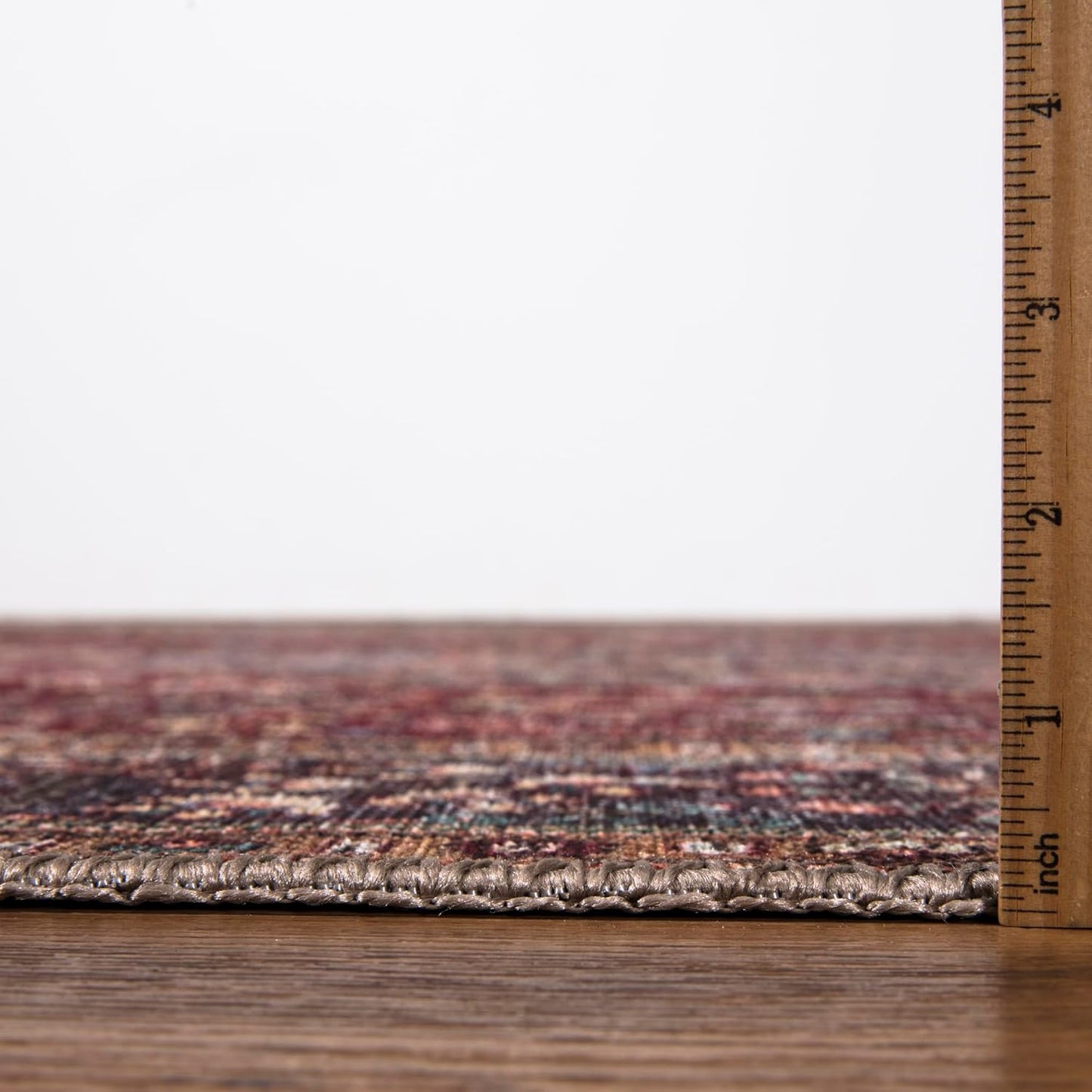 Keen Home Design 3x5 Rug - Machine Washable Entry Rug with Non-Slip Backing, Ideal for Enteryway, Kitchen, Bathroom, Laundry Room - Vintage, Easy Clean, Durable, Low Pile Rug - (3' x 5')