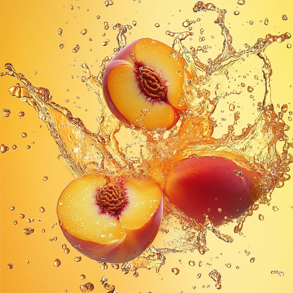 1OAK Soy Wax Scented Candles (Peach Nectar) - Long Burning Premium Hand-Poured (7oz.)