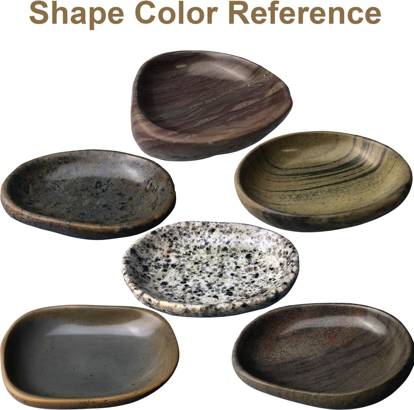 Handmade Decorative Bowl - Natural River Stone Pebble Artisan Crafted Serving Dish | 4-6 Inch Unique Decorative Tray for Home Centerpiece, Jewelry Holder (Brown)