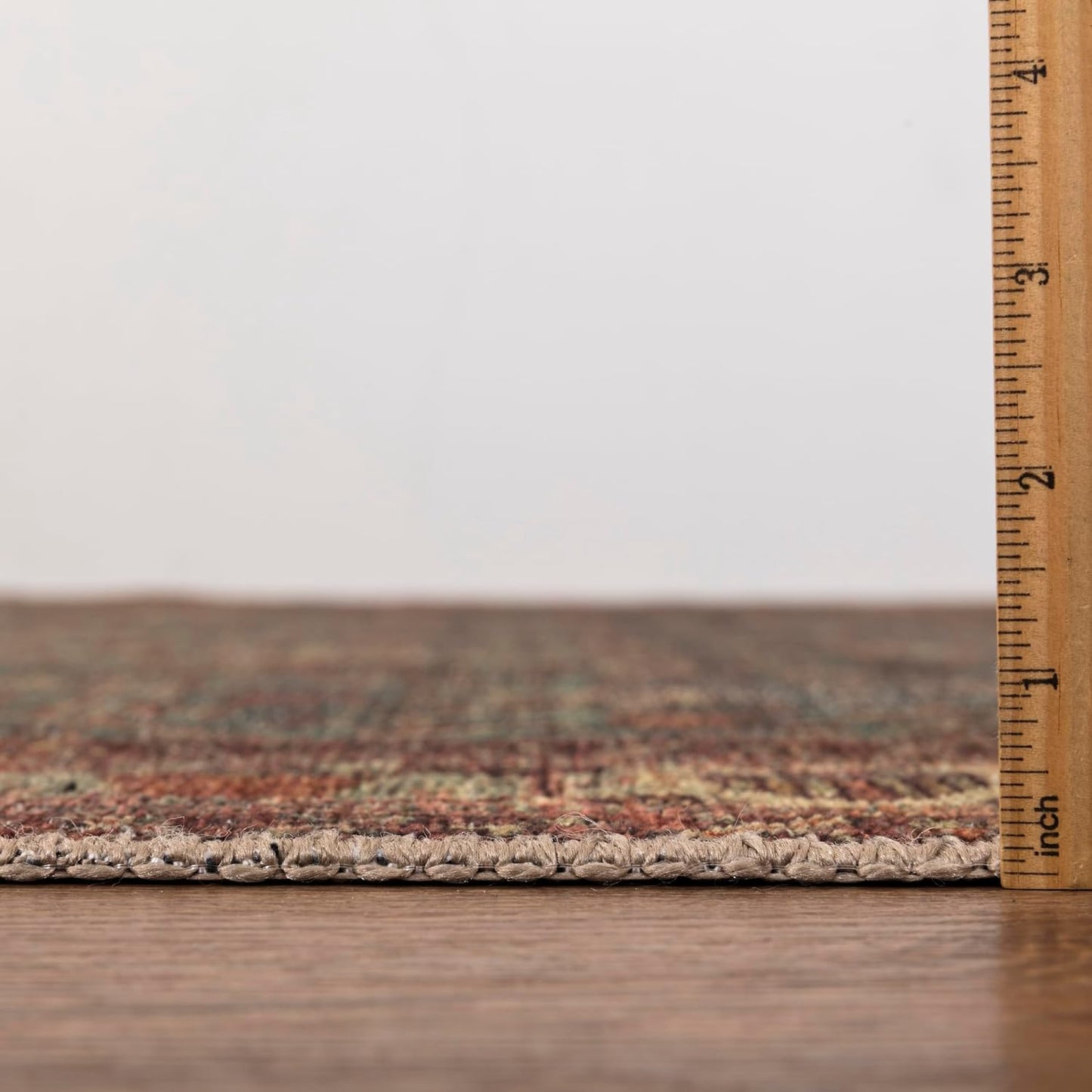 Keen Home Design 9x12 Rug - Machine Washable Area Rug with Non-Slip Backing, Ideal for Living Room, Dining Room, Bedroom - Vintage, Easy Clean, Durable, Low Pile Rug - (9' x 12')