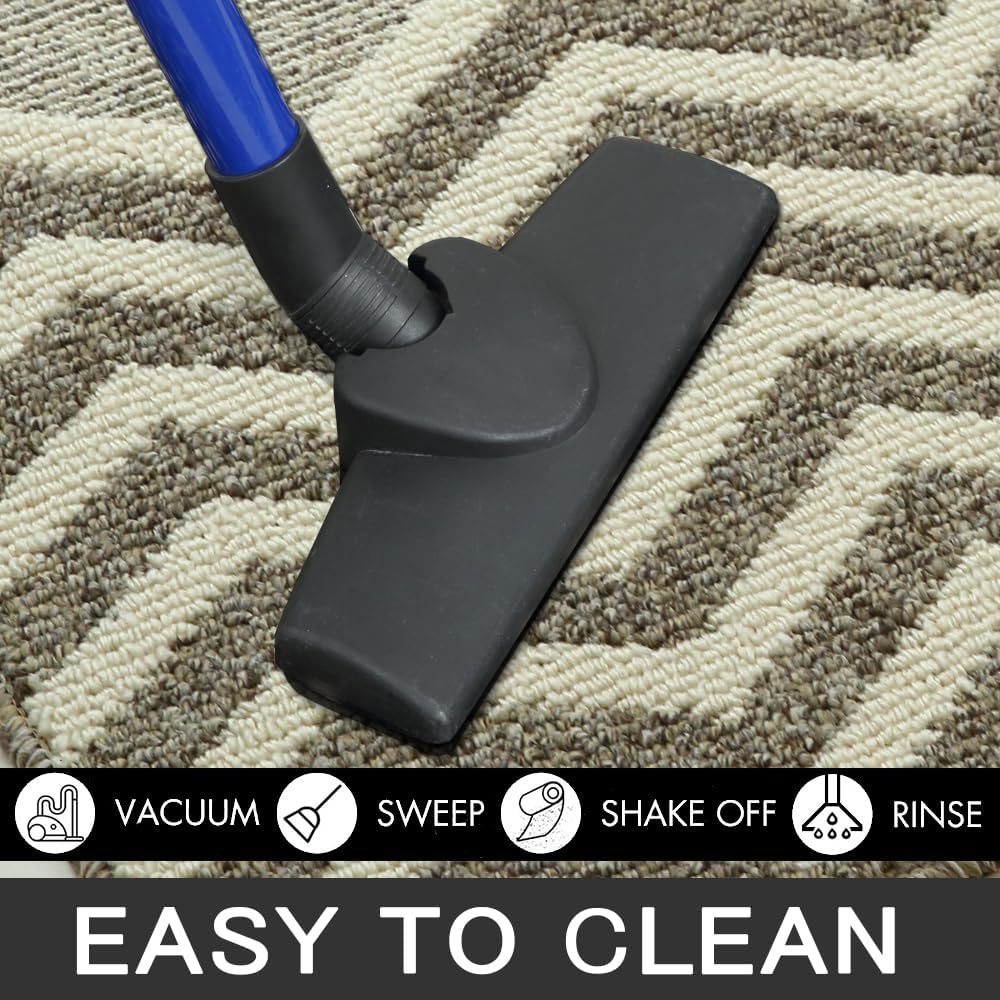 Indoor Doormat, Non-Slip Front Door Mats, Outdoor Welcome Mat Washable, Low Profile Indoor DoorMats for Entryway, Floor Inside Back Door Mats (20"x32")