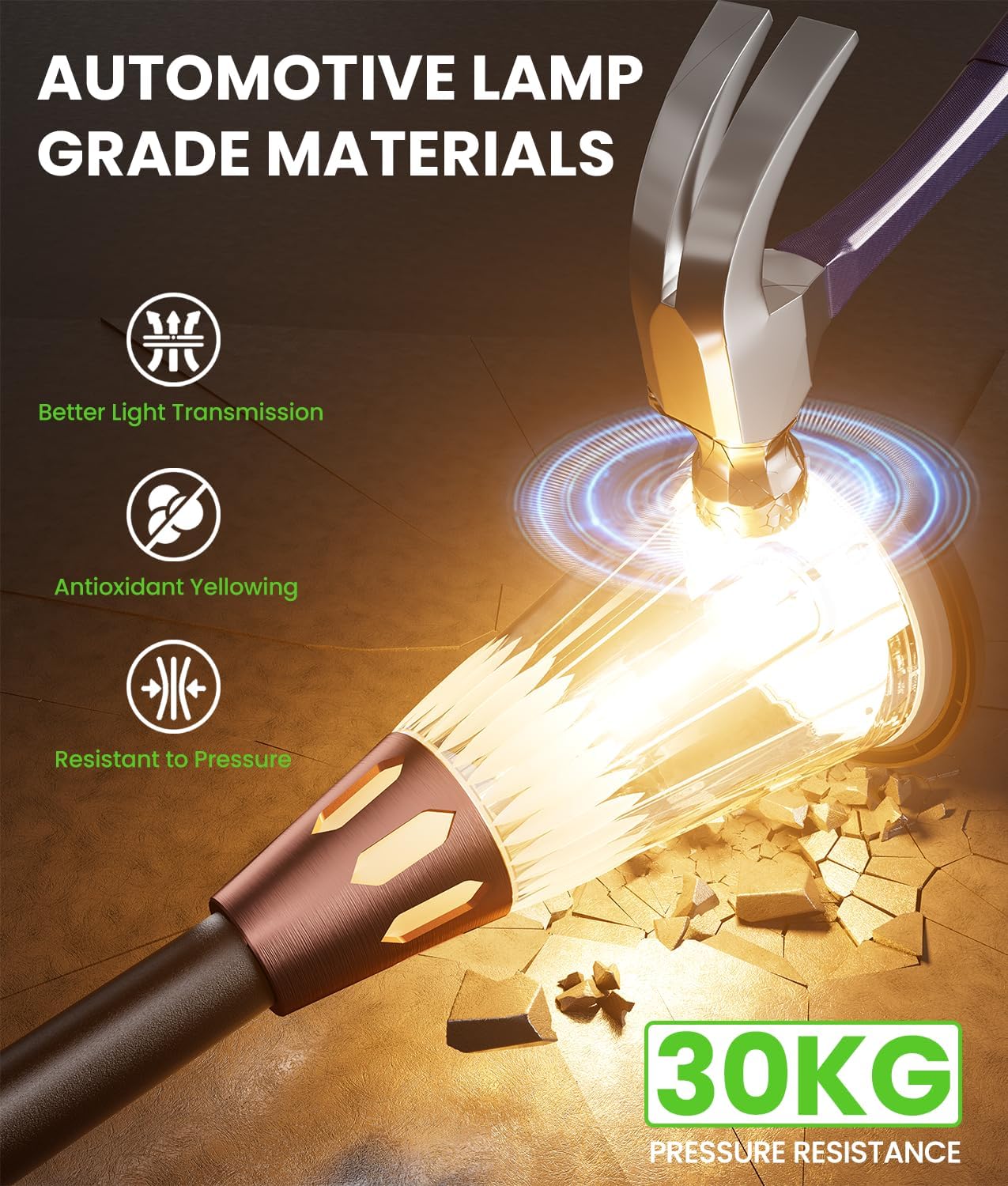 Bright Solar Lights Outdoor 6 Pack, 2-in-1 Warm&Cool Solar Pathway Lights Waterproof IP65, Auto On/Off Outdoor Light for Path Walkway Driveway Lawn