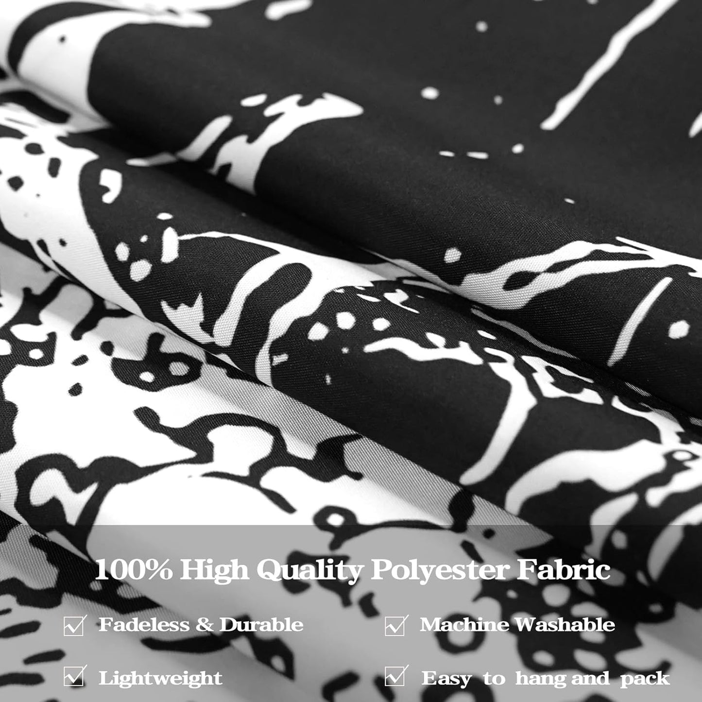 Lifeella Skull Tapestry, Gothic Horror Moon Skeleton Mystic Dark Tapestries for Bedroom Grunge Wall Hanging Black and White 60 x 80 inch