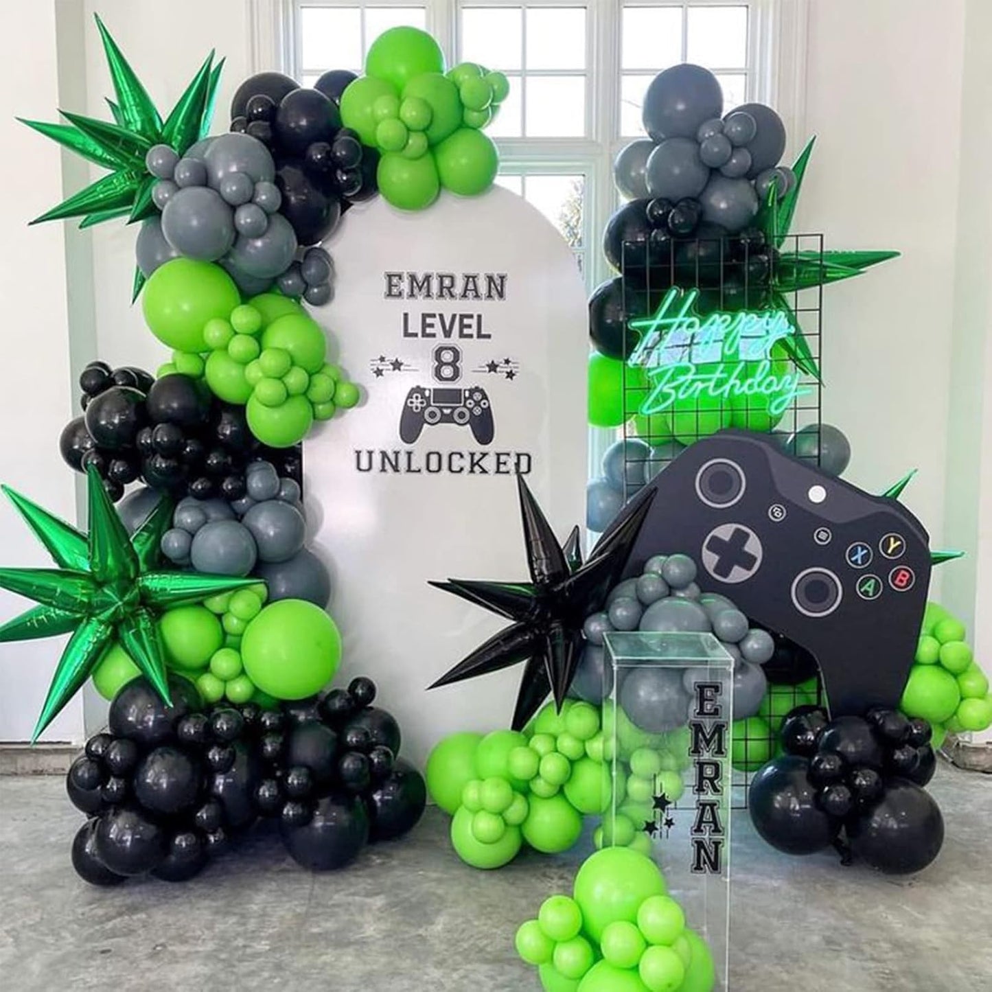 130pcs Lime Green Balloons Different Sizes 18" 12" 10" 5" Light Green Balloons for Birthday Dinosaur Baby Shower St. Patrick's Day Summer Jungle Forest Safari Party Decorations