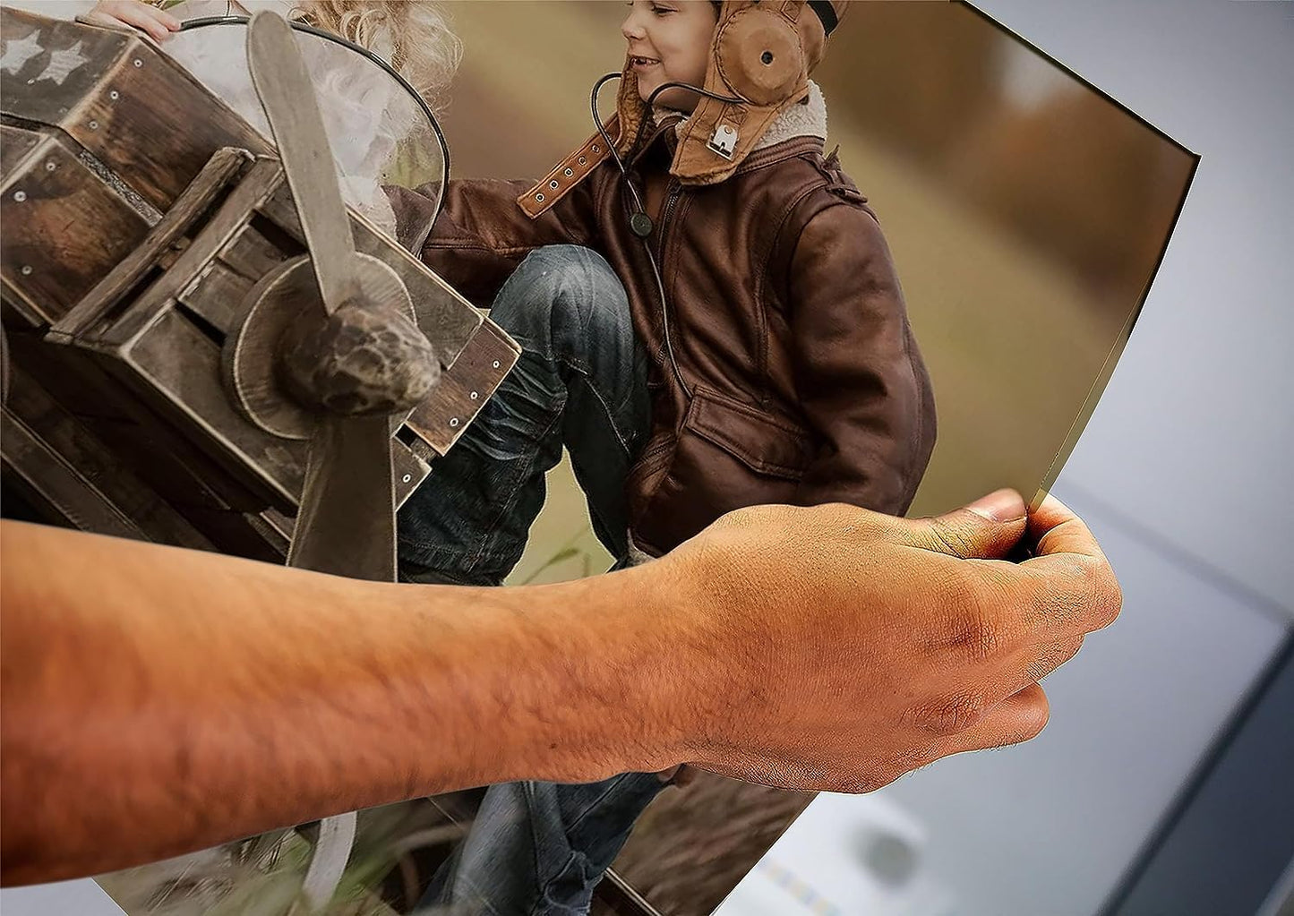 Personalized Custom Canvas Prints: Photo On Canvas (Light Brown, 24X36) Transform Your Photos into Stunning Framed Wall Art Digitally Printed Photo To Canvas Ideal for Home Decor, Gifts Keepsakes.