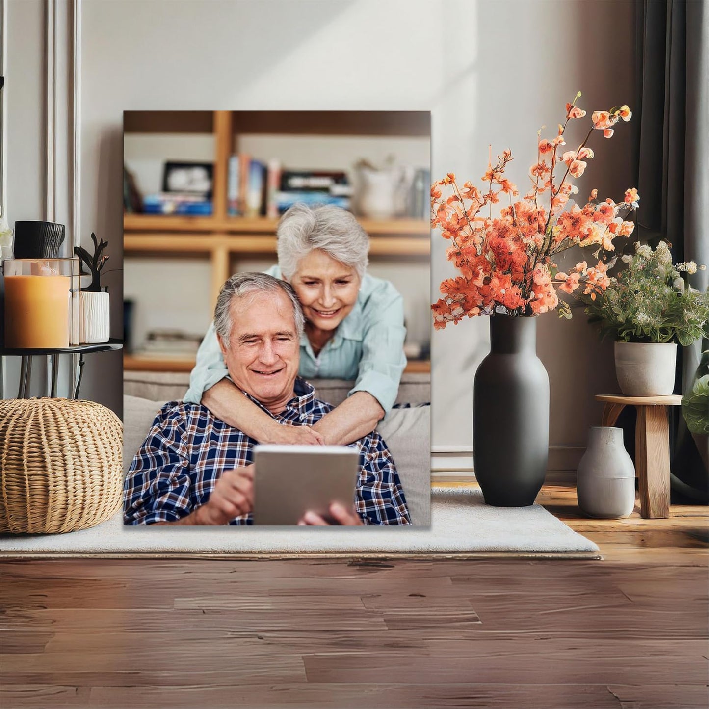 GZZFXXD Personalized Custom 8''x10'' Canvas Prints with Your Photo/your Image Large Wallart Wall Decor for Bedroom Dining room Living room Children's room(Unframed)