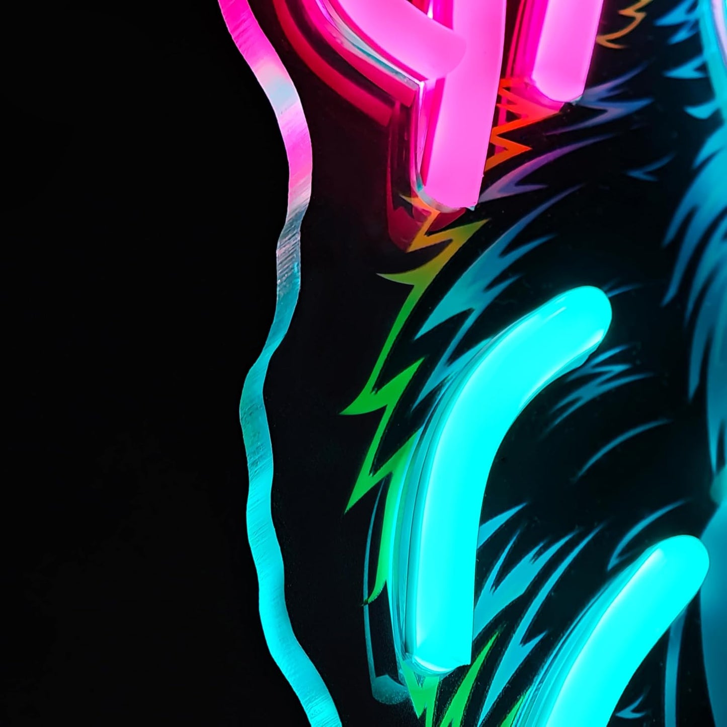 Headphones Gorilla Neon Sign Dimmable Kong Led Neon Light for Wall Decor,Game Room,Man Cave,Home Party Bar Decor,USB Powered Led Sign