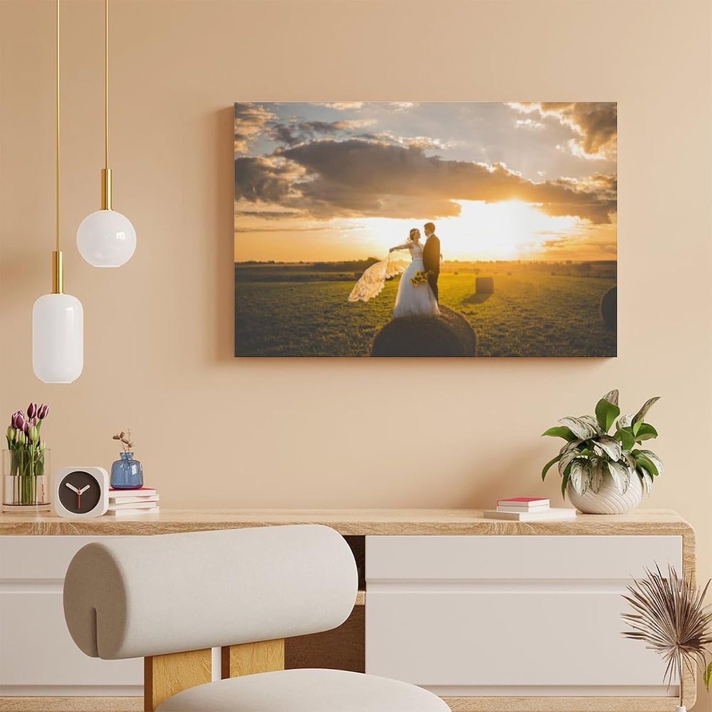 Canvas Prints With Your Photos | Custom Image And Text Print | Photo to Customize Canvas | Custom Canvas Print Wall Art, Unique Gift & Keepsake Ready to Hang