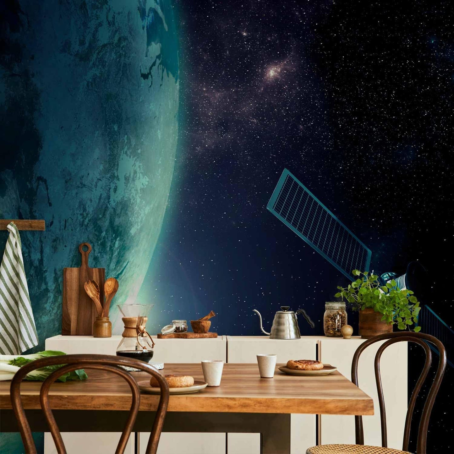 artgeist Premium Wall Mural Cosmos Galaxy 79x55 in - XXL Non-Woven Wallpaper Fleece Wall Decor Photo Print Picture Image Design Home n-B-0007-a-c