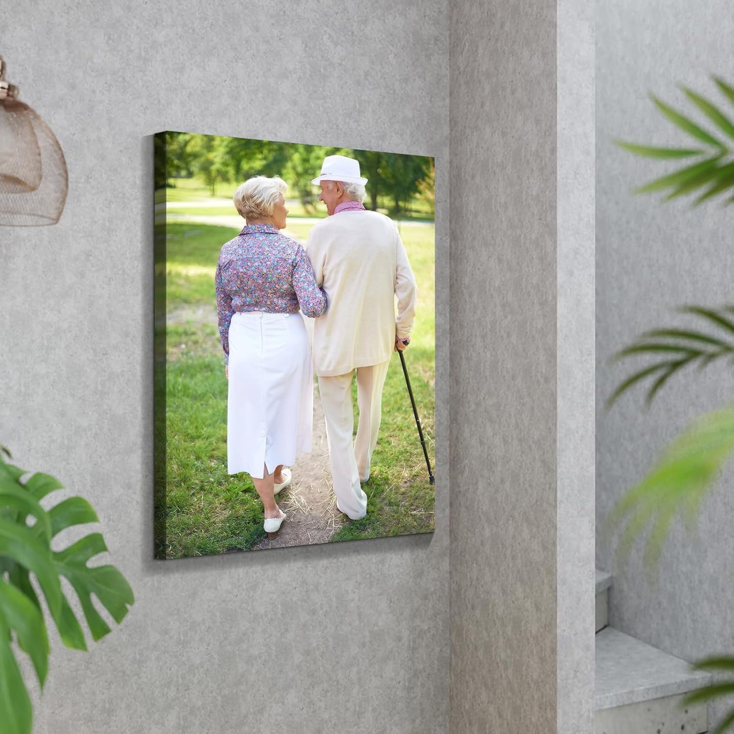 Wewejia Custom Canvas Prints with Your Photos 32x48inch - Custom Personalized Canvas Photo Gifts for Family Baby Pets Home Decor