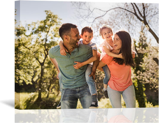 Custom Framed Canvas Prints With Your Photos-Personalized Picture To Canvas Wall Art ，Home Decoration Gifts Holiday Gifts