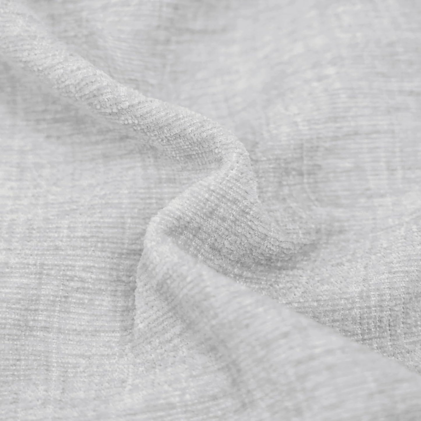 CaliTime Throw Pillow Covers Decorative 16 X 26 Inches Pack of 2 Cozy Chenille Cushion Cases for Couch Sofa Bed Living Room Home Moonbeam Gray