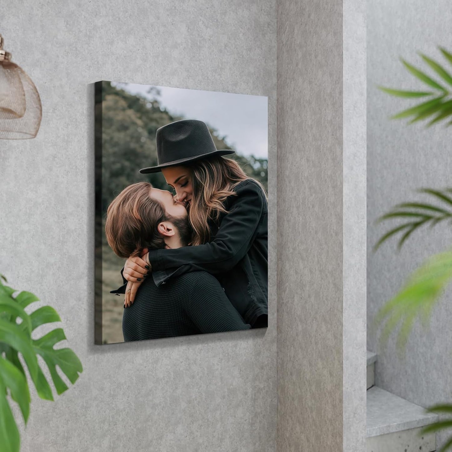 Wewejia Custom Canvas Prints with Your Photos 24x36inch, Upload Your Picture/Photo - Custom Personalized Canvas Photo Gifts Couples Family Baby Wedding Pets Home Decor Easy to hang