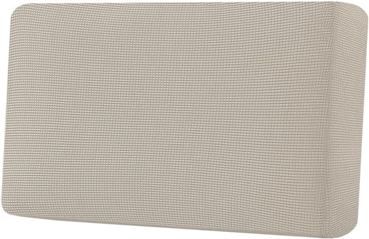 H.VERSAILTEX Super Stretch Individual Seat Cushion Covers Sofa Covers Couch Cushion Covers Slipcover Sets Thick Jacquard Textured Twill Fabric (1 Piece Loveseat Cushion Cover, Island Fossi)