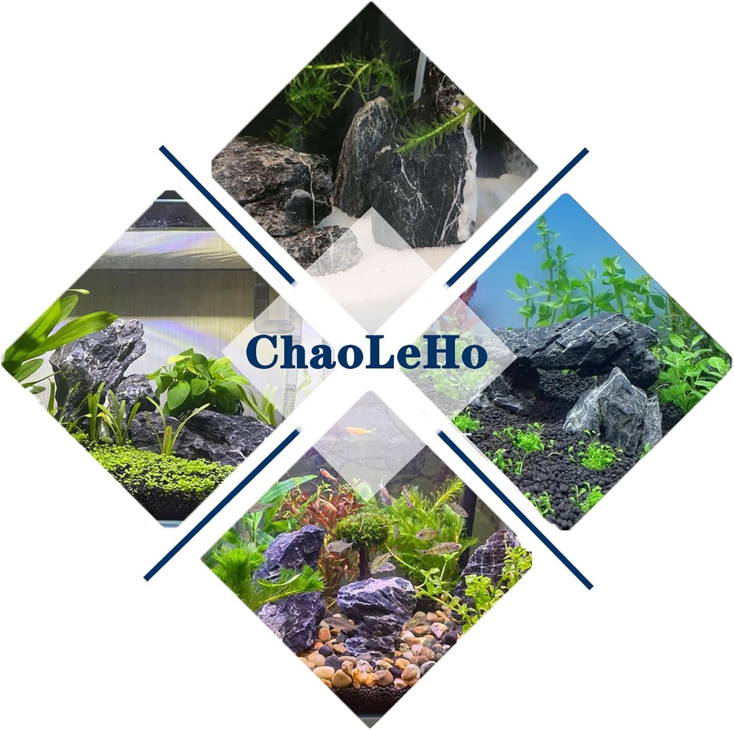 Dragon Stone Aquarium Rock Seiryu Stone for Aquariums, Fish Tanks, Bonsai, Terrariums, Wargaming Dioramas, Indoor or Outdoor Gardens-40Lb(2-10 Inch)