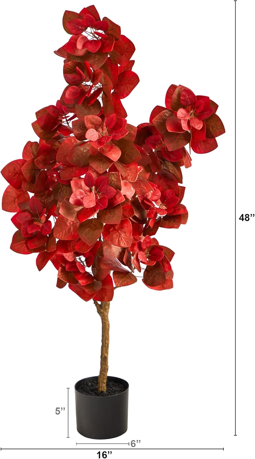 Nearly Natural 4ft. Autumn Pomegranate Artificial Tree