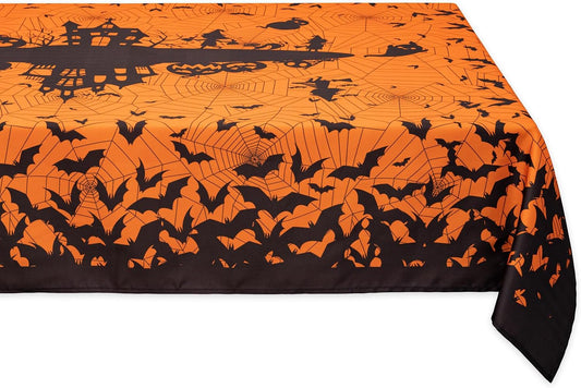 YiHomer Halloween Silhouettes Tabletop for Halloween Decorations, Dinner Parties and Scary Movie Nights, Horror Night, Tablecloth, 60 x 120 Rectangle