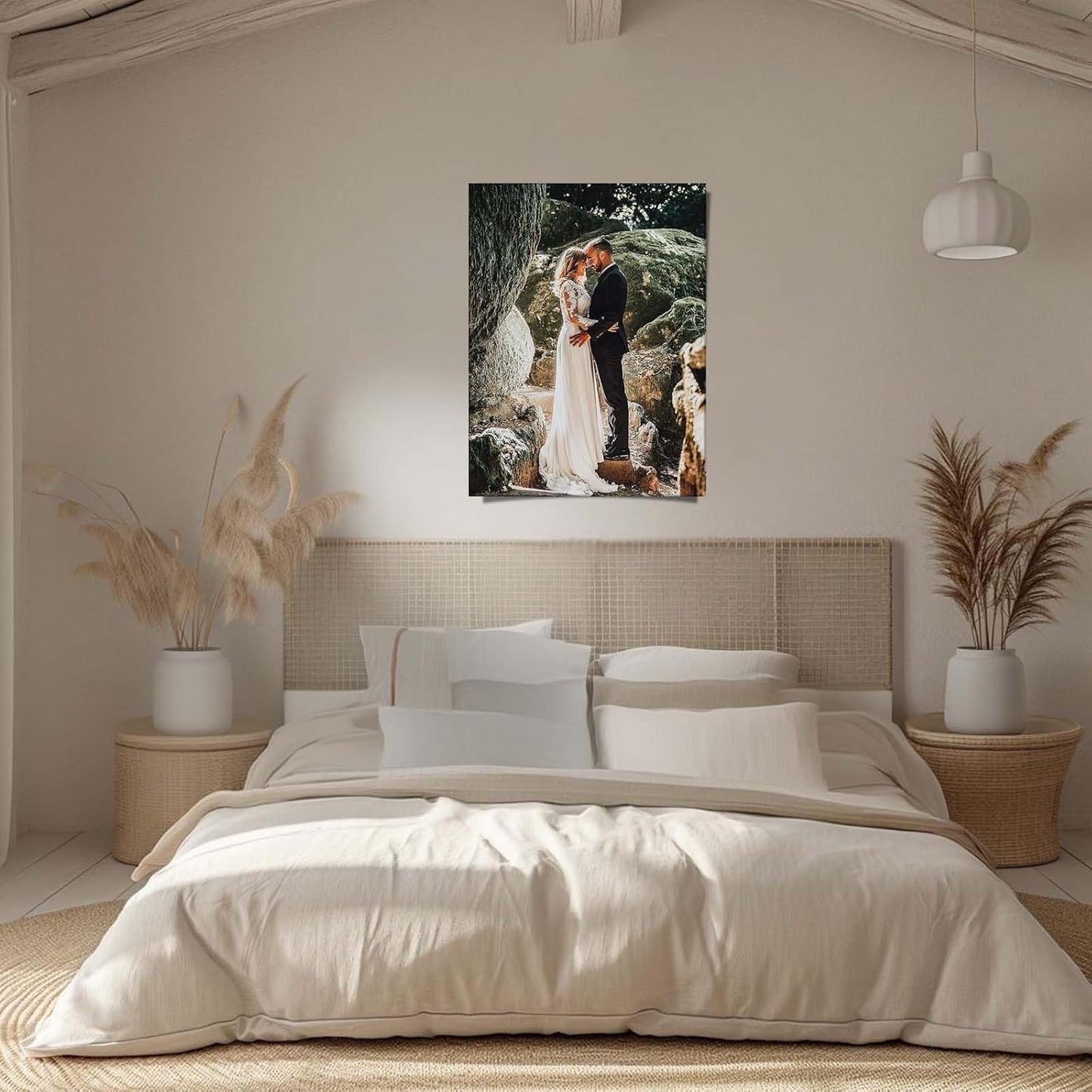 Personalized Custom Canvas Prints: Photo On Canvas (Framed Canvas, 24X24) Transform Your Photos into Stunning Framed Wall Art Digitally Printed Photo To Canvas Ideal for Home Decor