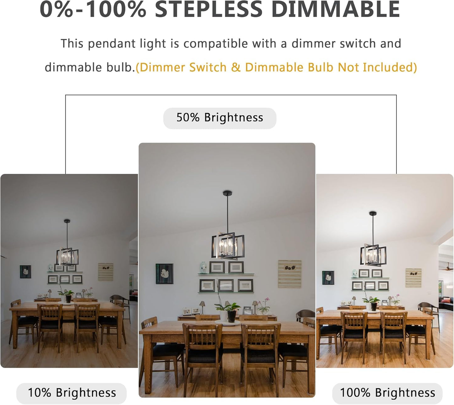 ANKYLHUA Black Nickel Chandelier,6-Lights Ceiling Light Fixture E12,Adjustable Hight Pendant Lights Kitchen Island,Chandeliers for Dining Room Bedroom,Entryway,Foyer