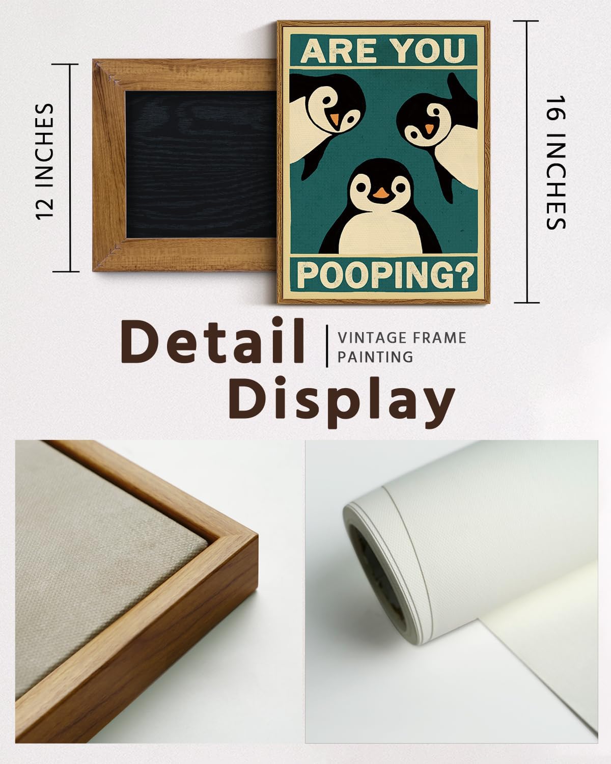 VIYYIEA Framed Wall Art JK-J1-L SK1207 16L x 12W