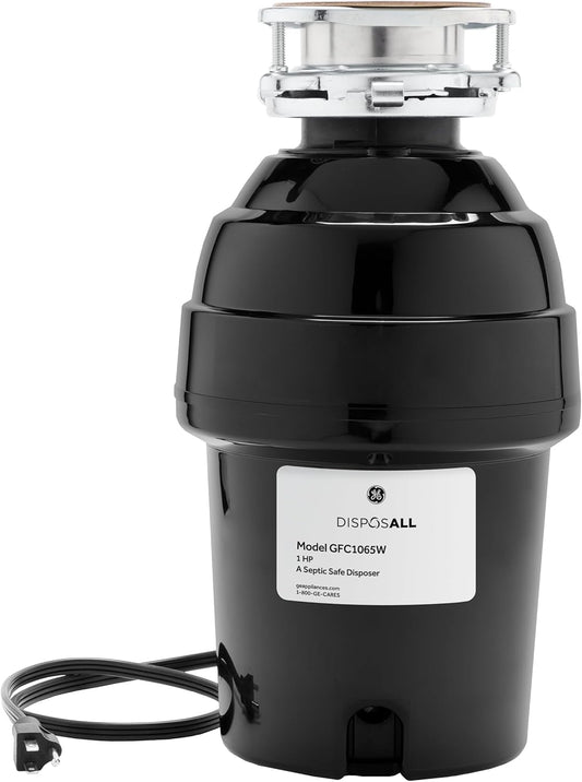 GE GFC1065W Disposer, Black