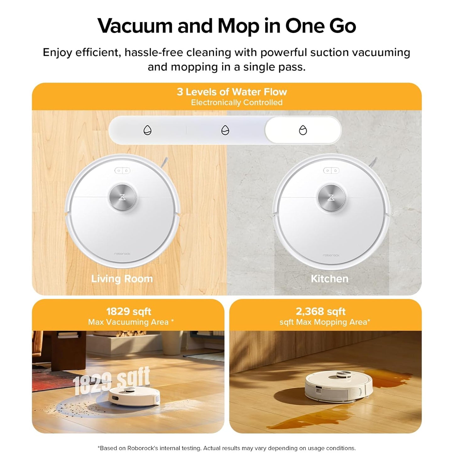 roborock Q7 M5+ Robot Vacuum and Mop, Upgraded from Q5 Max+, 7 Weeks Self-Emptying, 10000Pa Suction, Dual Anti-Tangle System, for Pet Hair & Carpet, PreciSense LiDAR Navigation, App Control, White