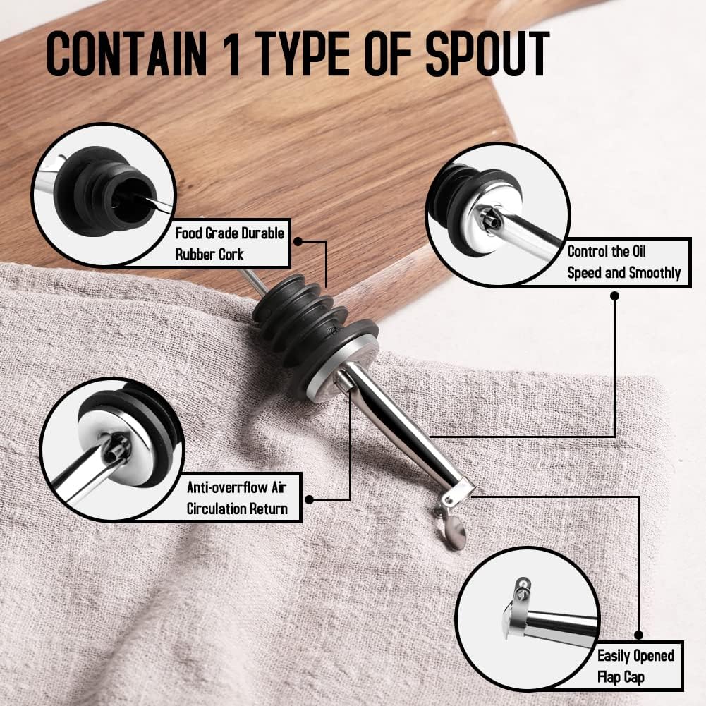 Sweejar Ceramic Olive Oil Dispenser Bottle, 20 Oz Relief Design EVOO Oil and Vinegar Dispensing Bottle with Spout for Kitchen, Set of 1 (Turquoise)