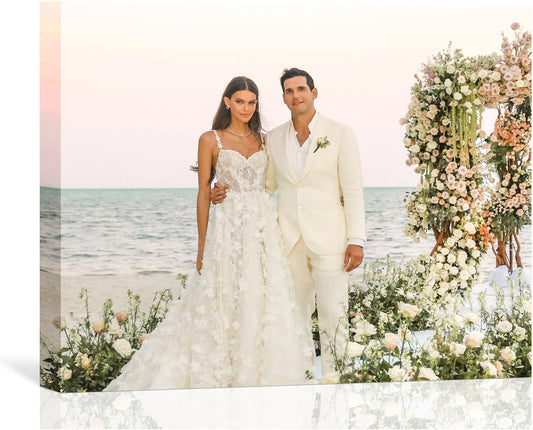 Custom Framed Canvas Prints With Your Photos-Personalized Picture To Canvas Wall Art ，Home Decoration Gifts Holiday Gifts