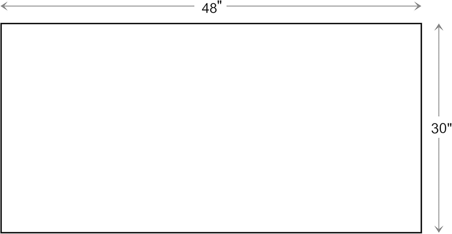 Calloway Mills 152963048M Black Border 30" x 48" Monogram Doormat Letter (M)