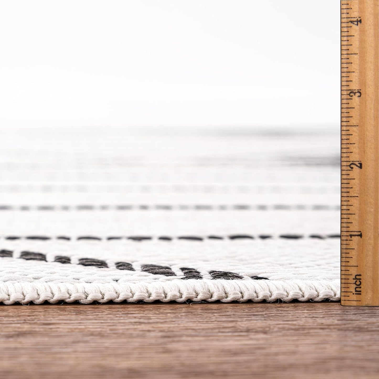 Keen Home Design Terrace Outdoor Area Rug - 6x9 Washable Indoor/Outdoor Rug for Patio, Kitchen, Balcony, Beach, Garden, Deck and Porch, Size: 6'x8'10"