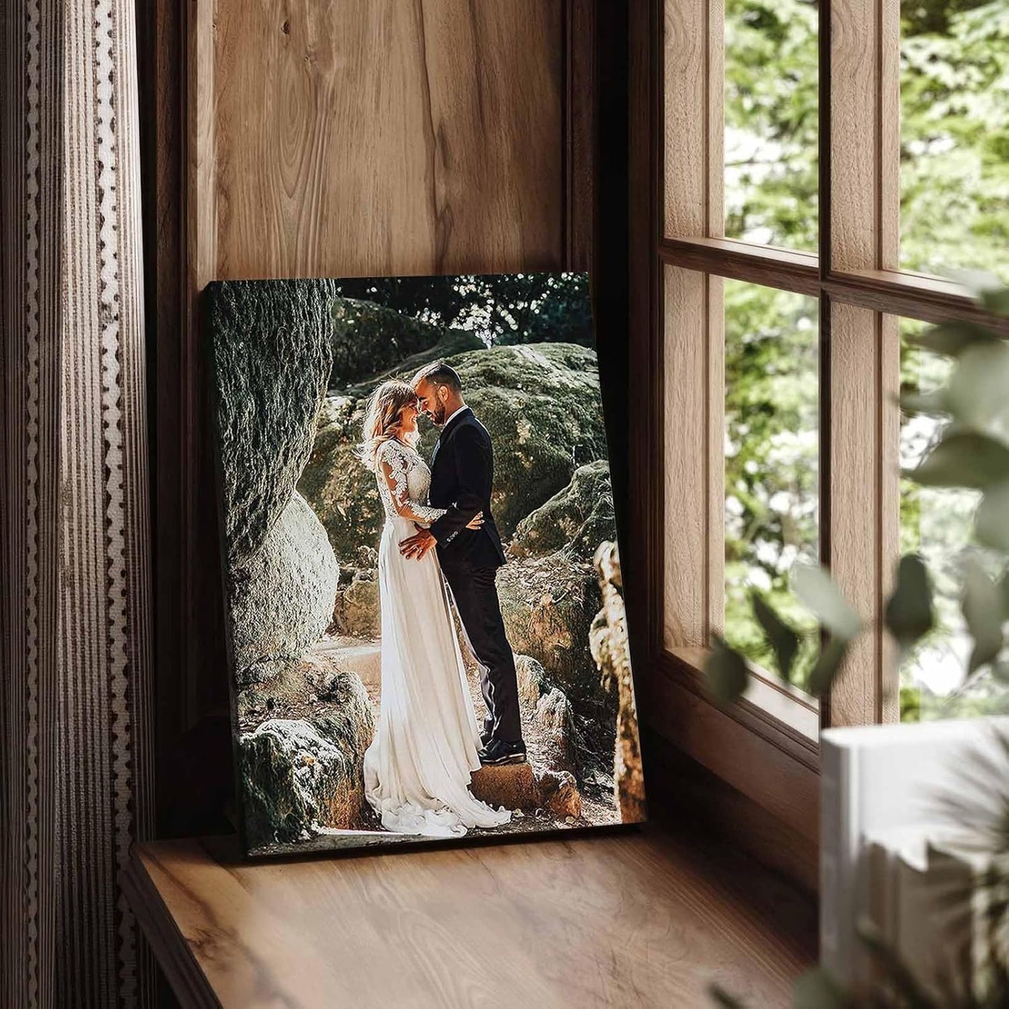 Personalized Custom Canvas Prints: Photo On Canvas (Framed Canvas, 20x30) Transform Your Photos into Stunning Framed Wall Art Digitally Printed Photo To Canvas Ideal for Home Decor