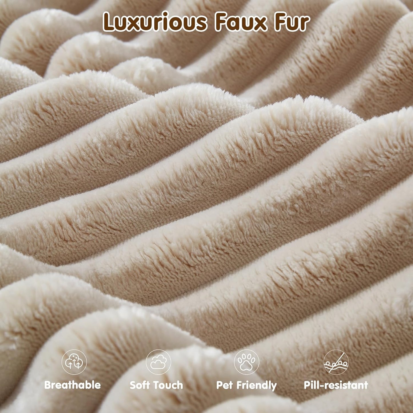 ovios 104" Cloud Sectional Couch with L-Shape Chaise,Modern Modular Sofa with Deep Seat, Upholstered Couches for Living Room Bedroom,No Assembly Required, Beige (Plush Corduroy Fabric)